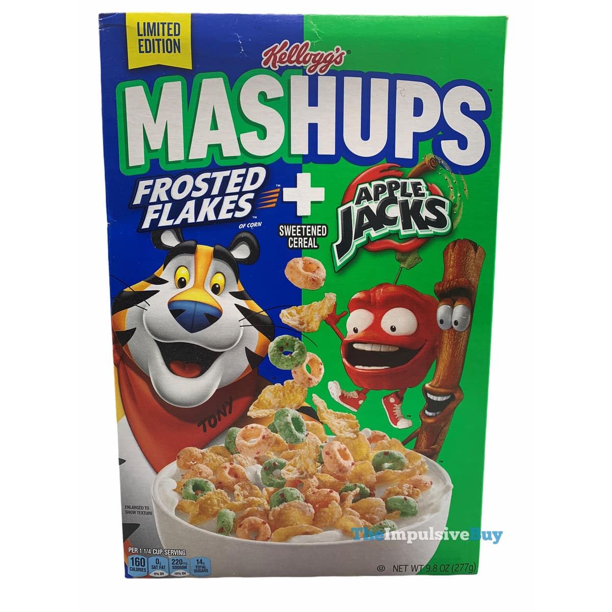 REVIEW Kellogg's Mashups Frosted Flakes + Apple Jack Cereal The