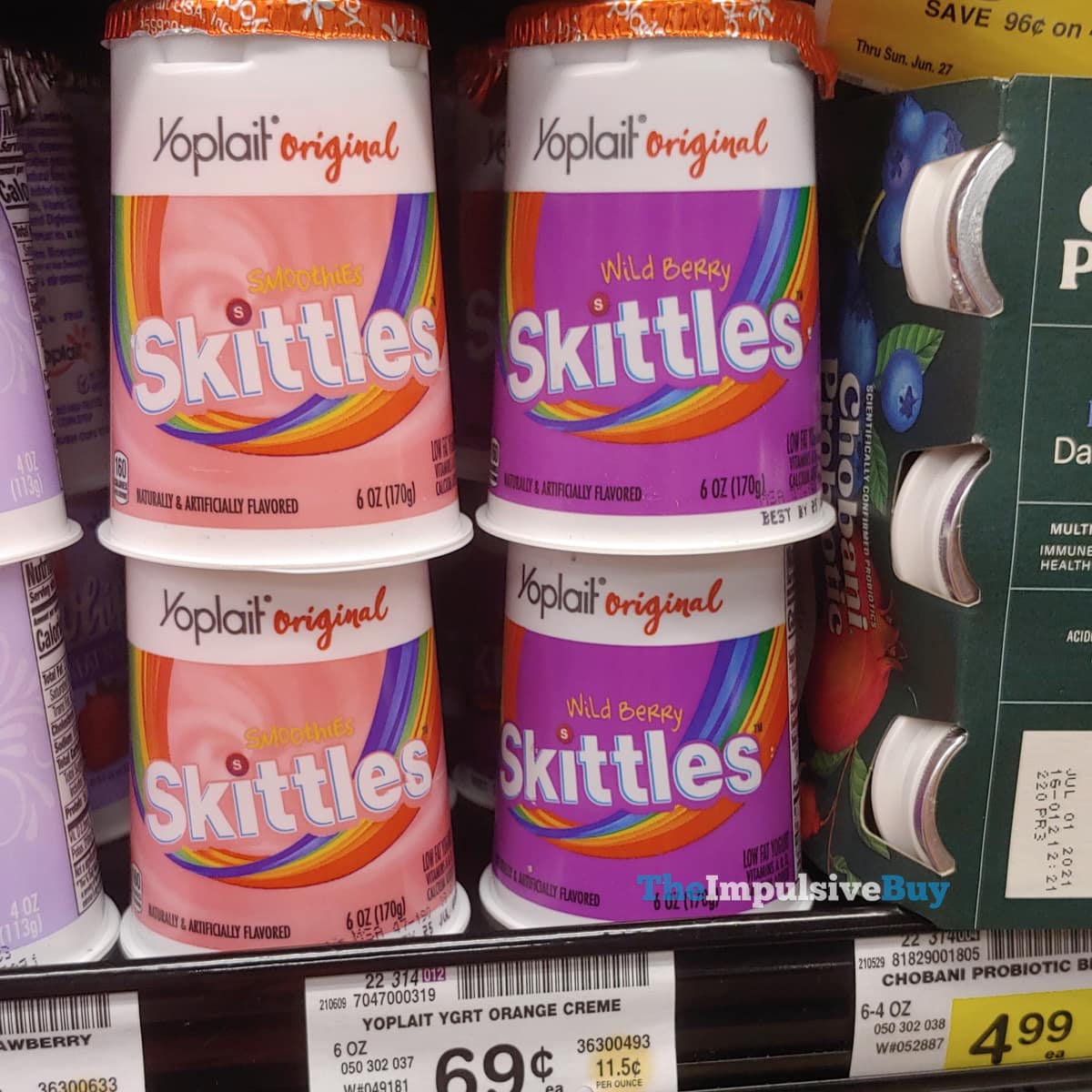 SPOTTED Yoplait Original Skittles Yogurt The Impulsive Buy