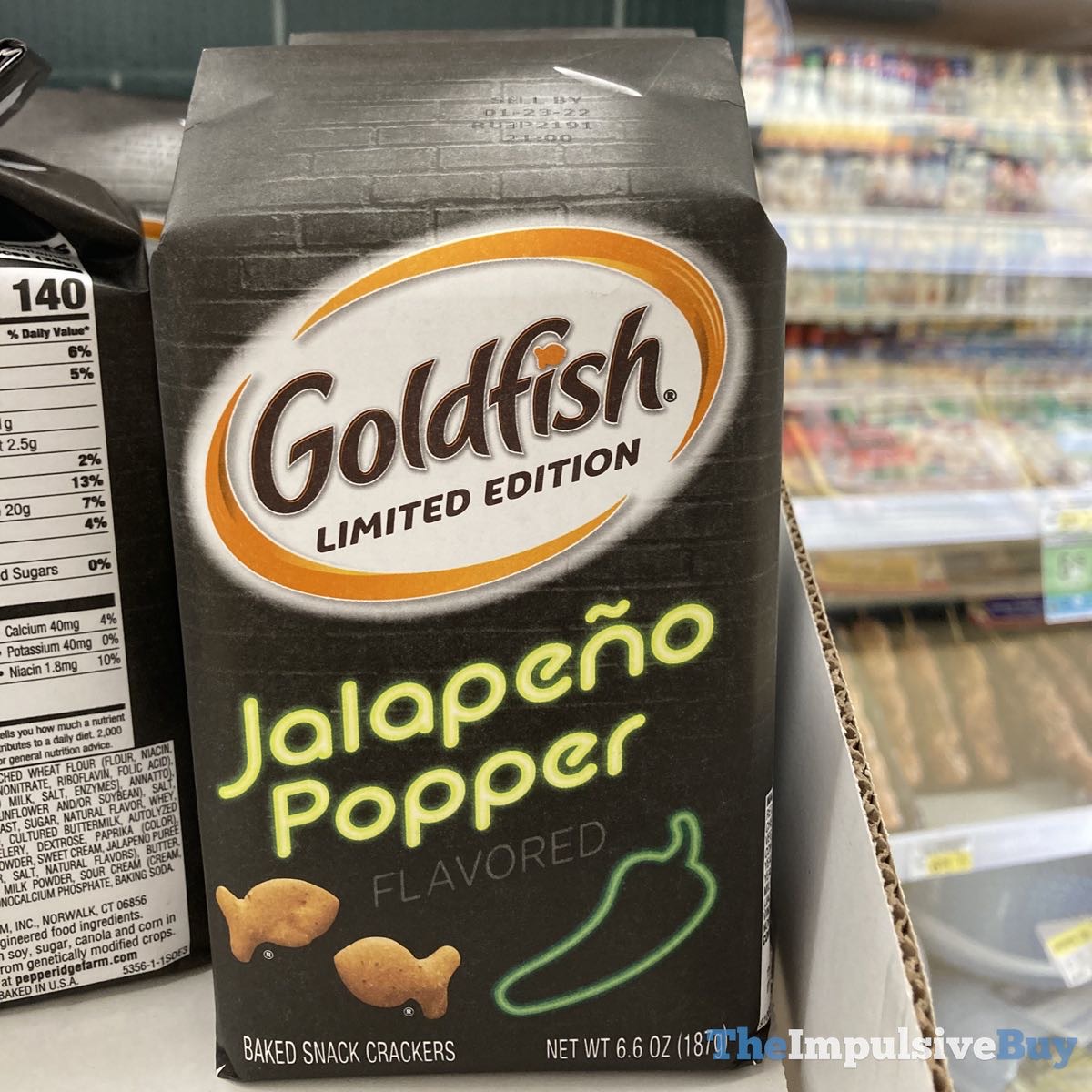 SPOTTED Limited Edition Goldfish Jalapeno Popper Crackers The