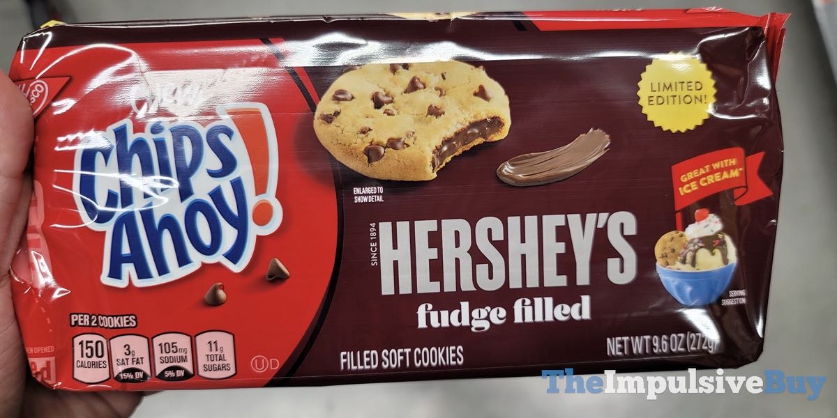 SPOTTED Limited Edition Hershey's Fudge Filled Chewy Chips Ahoy The