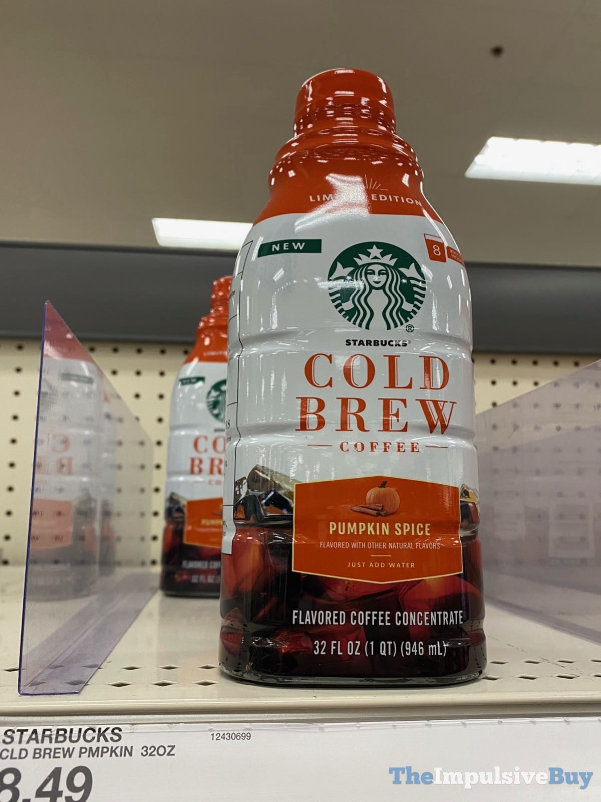 PUMPKINUNDATION 2021 Limited Edition Starbucks Pumpkin Spice Cold Brew