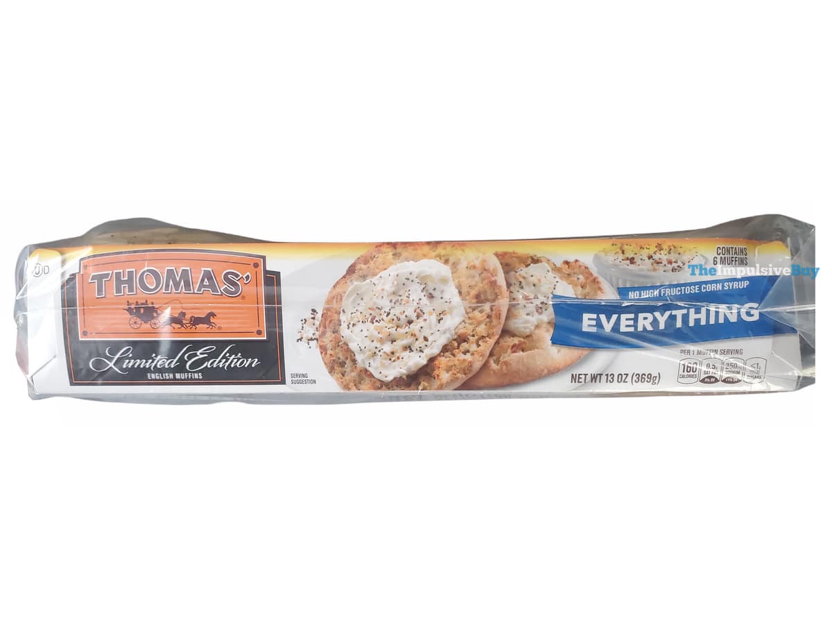 REVIEW Thomas' Limited Edition Everything English Muffins The