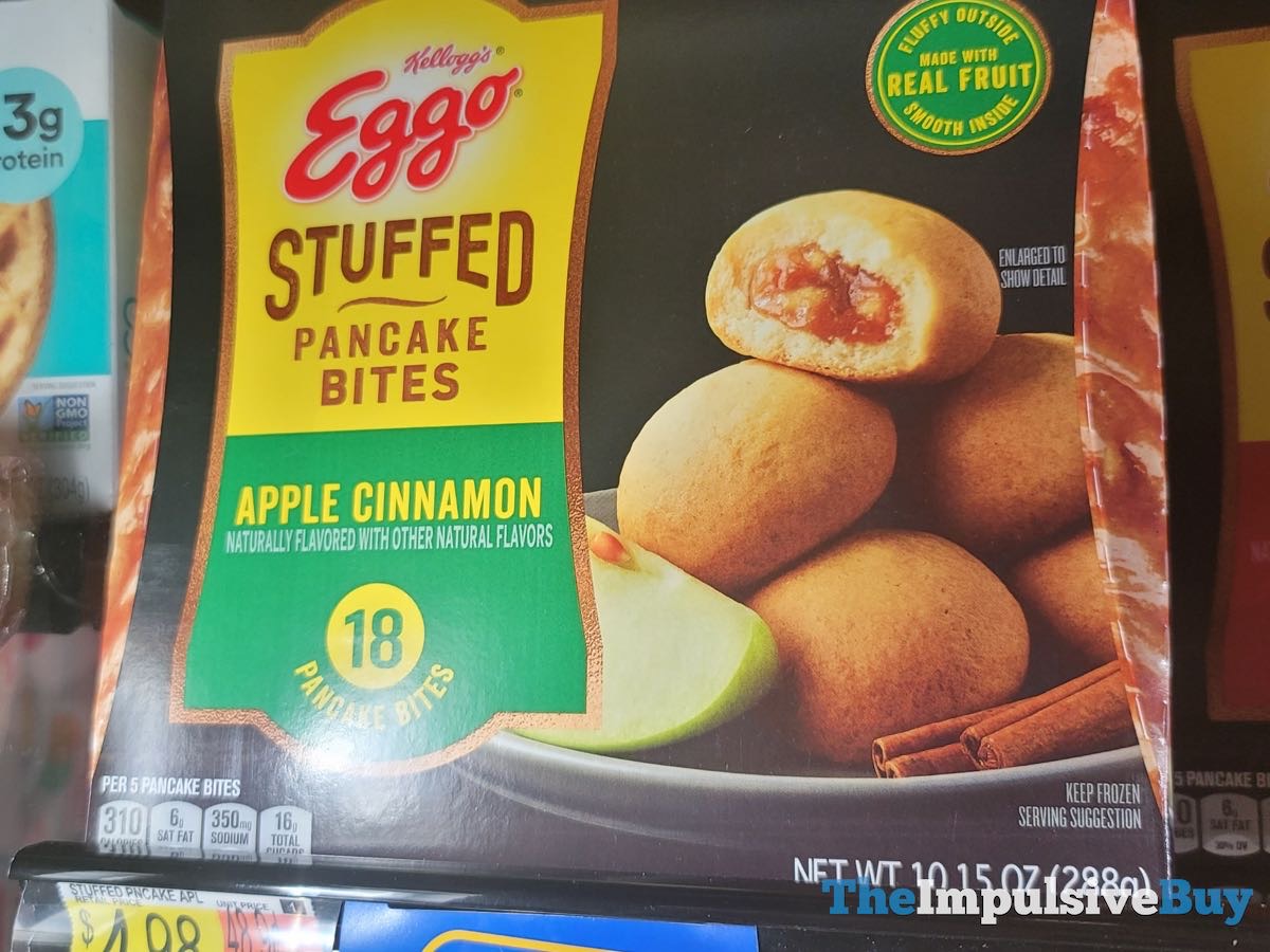 SPOTTED Kellogg's Eggo Stuffed Pancake Bites Apple Cinnamon The