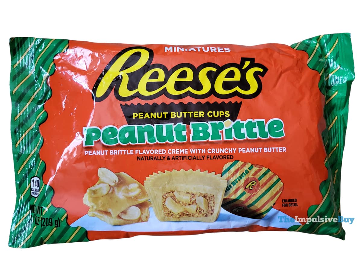 REVIEW Reese's Peanut Brittle Peanut Butter Cups The Impulsive Buy