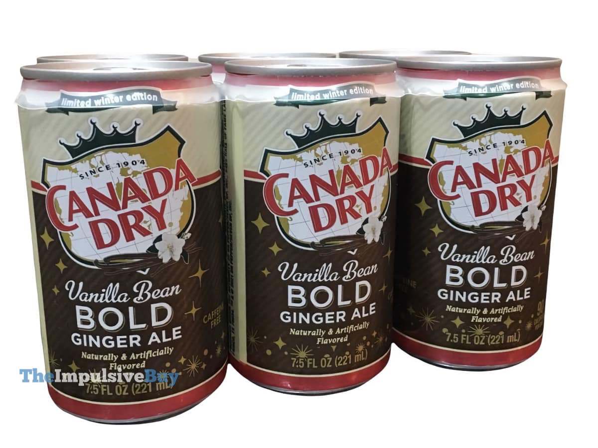 REVIEW Canada Dry Vanilla Bean Bold Ginger Ale The Impulsive Buy