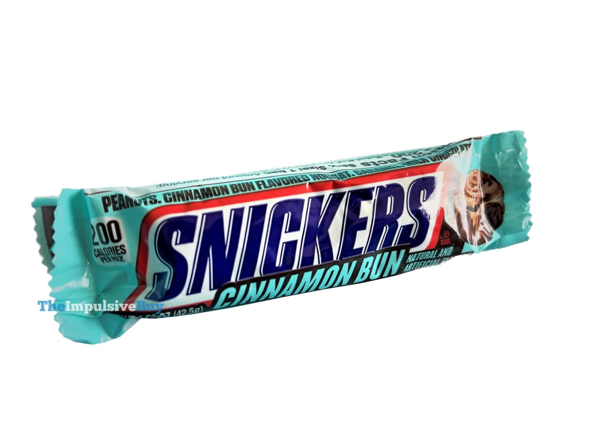REVIEW Cinnamon Bun Snickers The Impulsive Buy