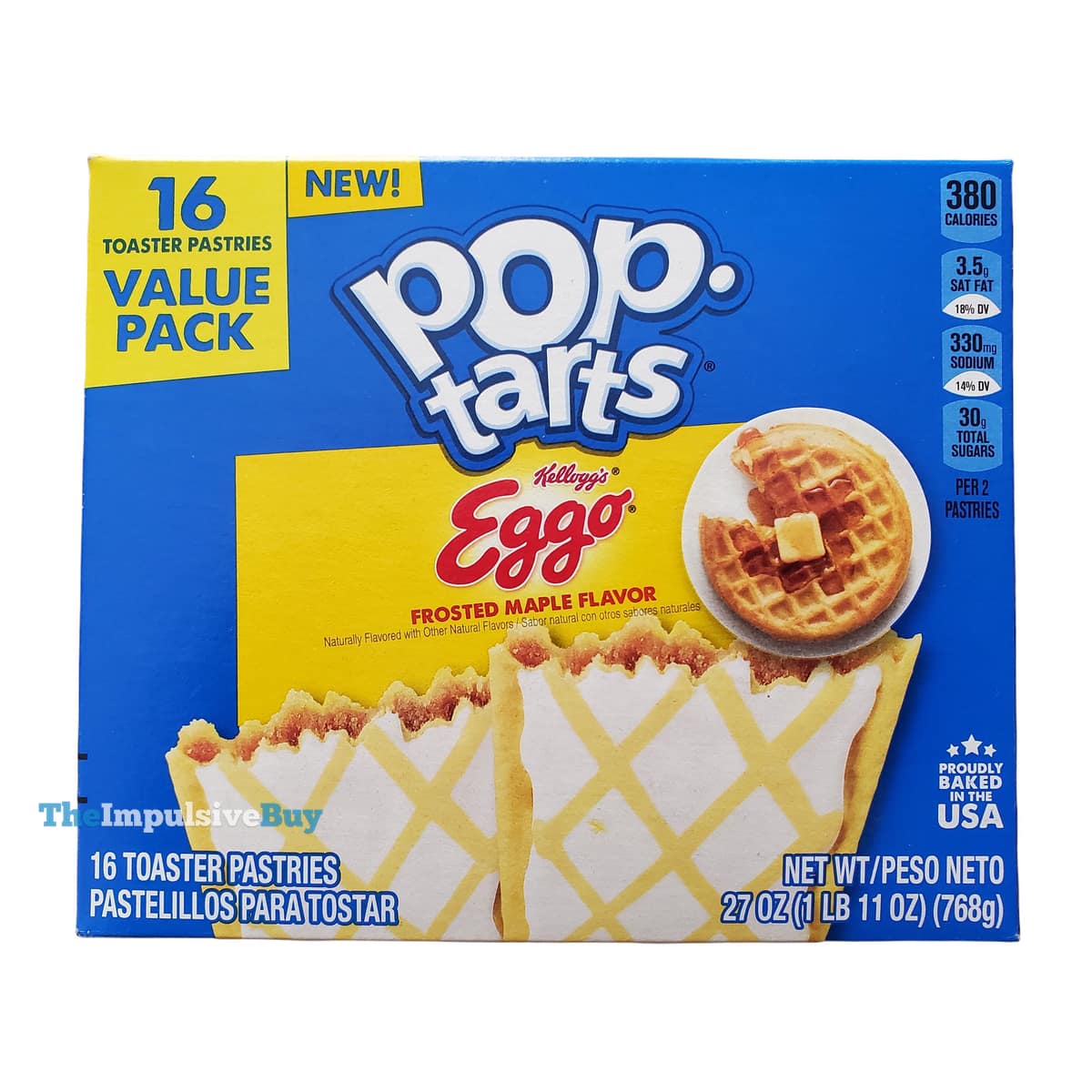 REVIEW Kellogg's Eggo Frosted Maple Flavor PopTarts The Impulsive Buy