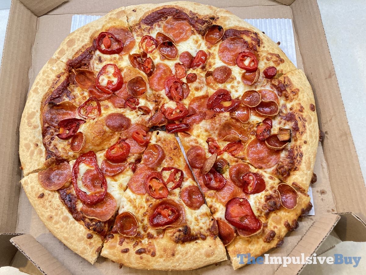REVIEW Pizza Hut Spicy Lover's Double Pepperoni Pizza The Impulsive Buy