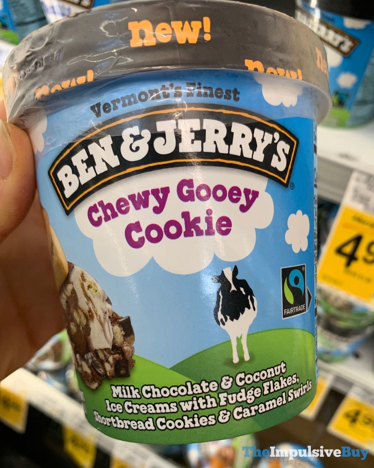 SPOTTED Ben & Jerry's Chewy Gooey Cookie Ice Cream The Impulsive Buy