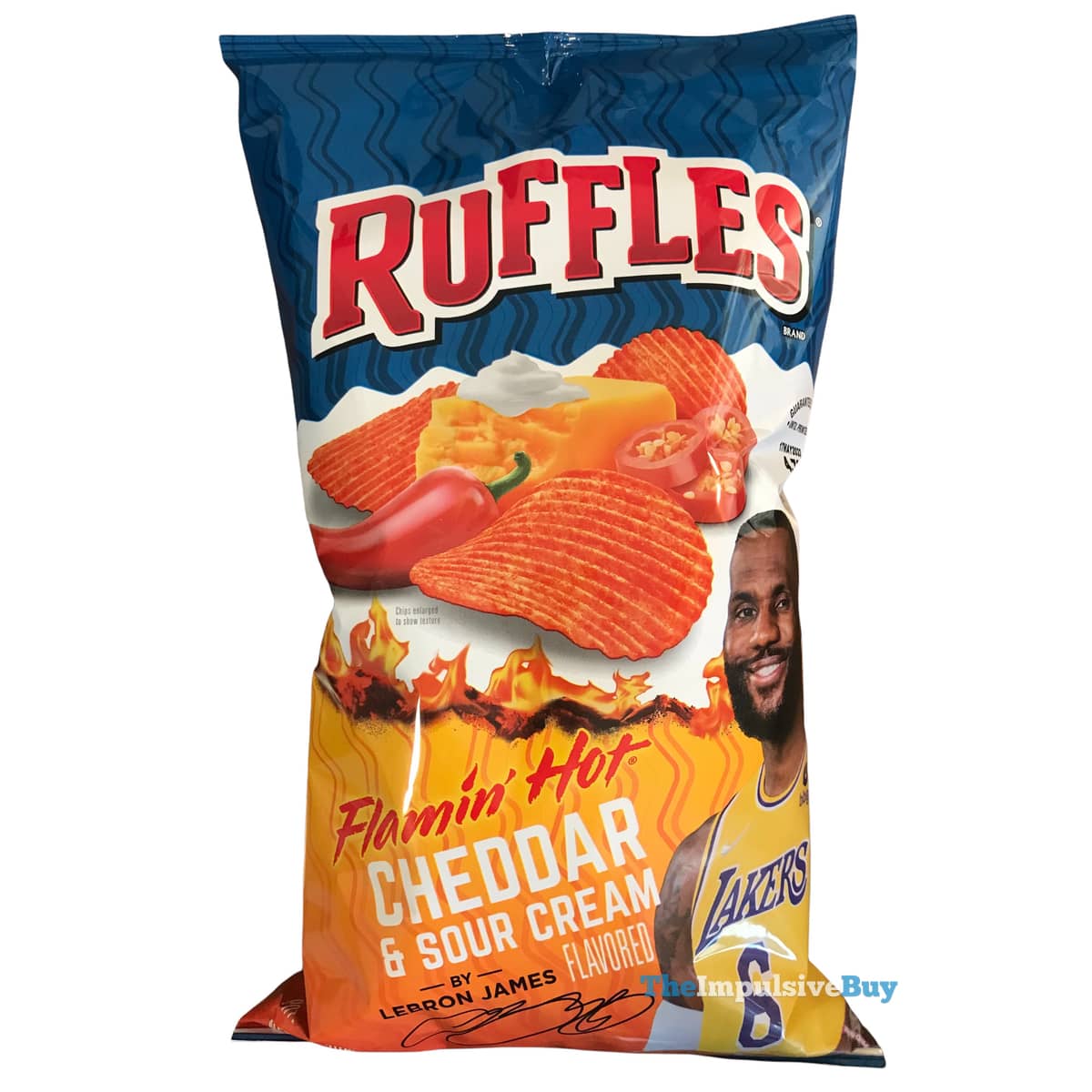 REVIEW Ruffles Flamin' Hot Cheddar & Sour Cream Potato Chips The