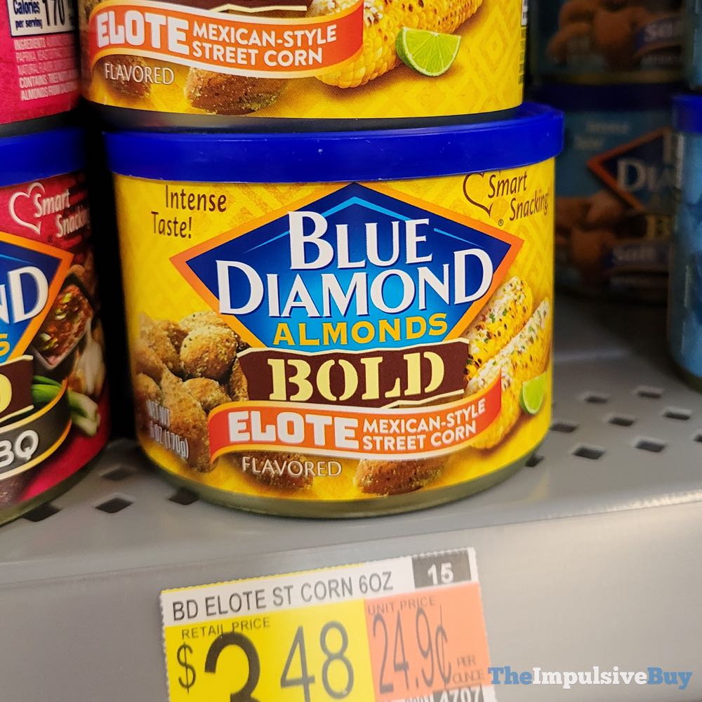 SPOTTED Blue Diamond Bold MexicanStyle Street Corn Almonds The