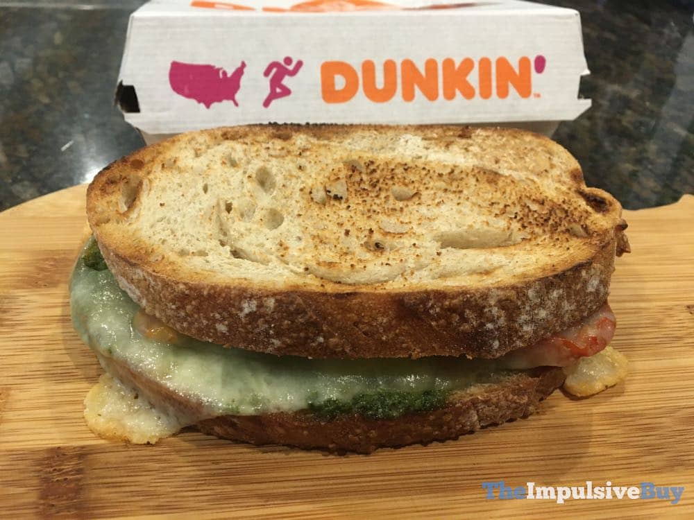 REVIEW Dunkin' Tomato Pesto Grilled Cheese The Impulsive Buy