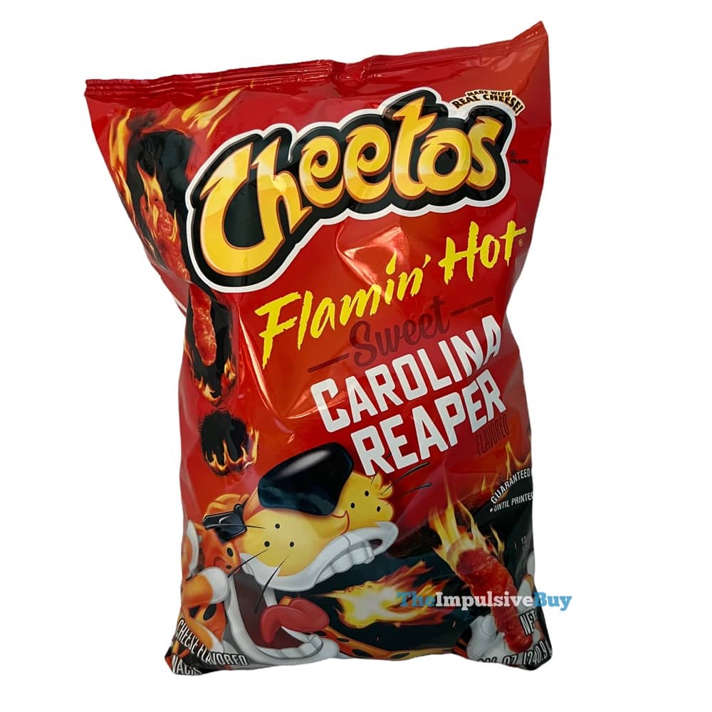 REVIEW Cheetos Flamin' Hot Sweet Carolina Reaper The Impulsive Buy