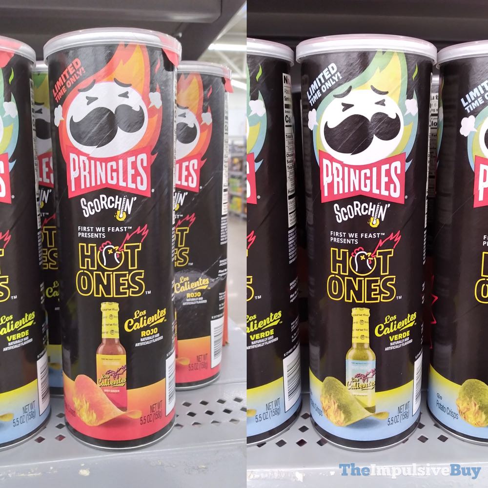 SPOTTED Pringles Scorchin' Hot Ones Crisps The Impulsive Buy