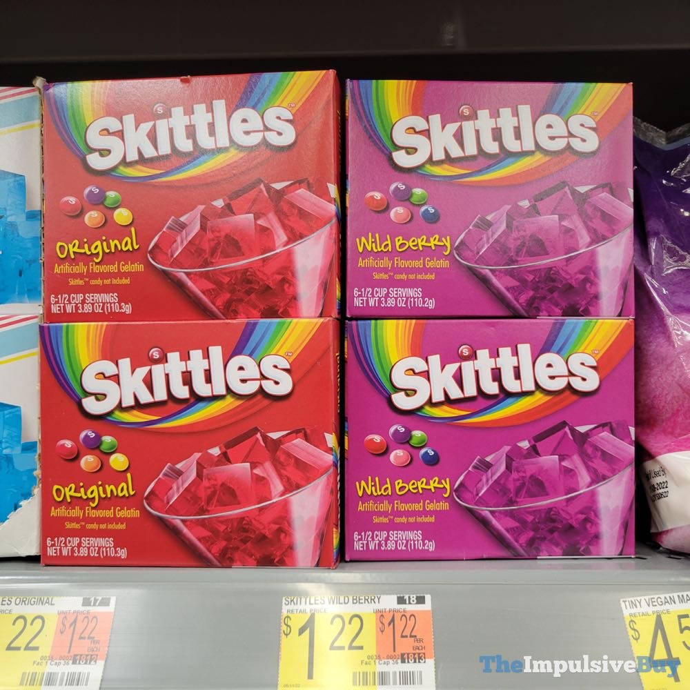 SPOTTED Skittles Gelatin (Original and Wild Berry) The Impulsive Buy