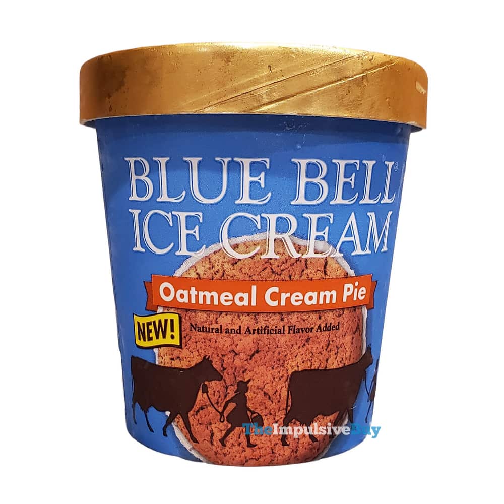 REVIEW Blue Bell Oatmeal Cream Pie Ice Cream The Impulsive Buy