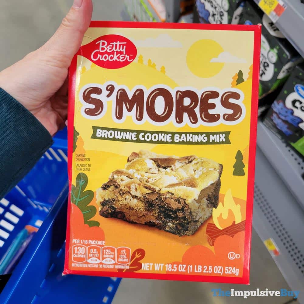 SPOTTED Betty Crocker S'mores Brownie Cookie Baking Mix The