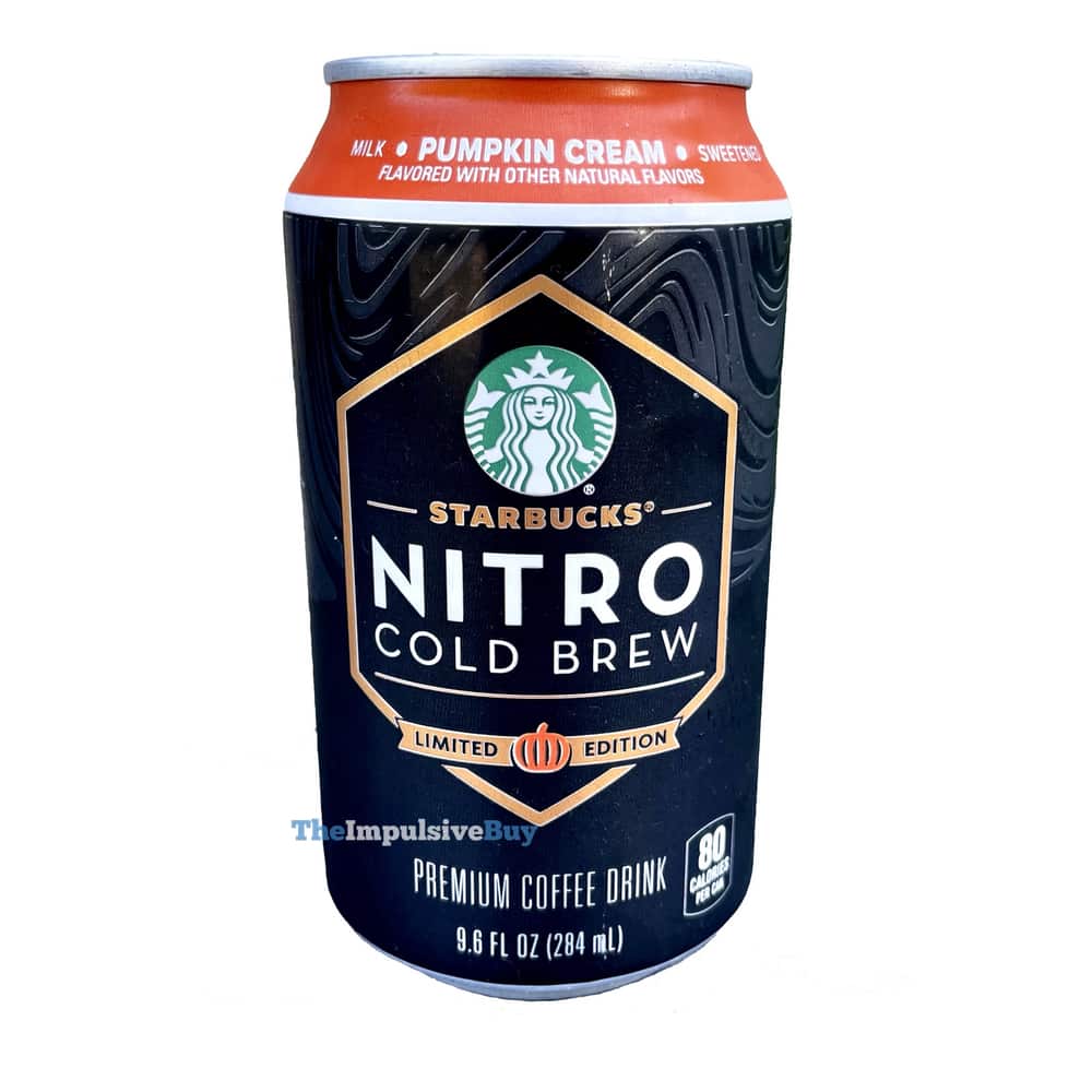 REVIEW Limited Edition Starbucks Pumpkin Cream Canned Nitro Cold Brew