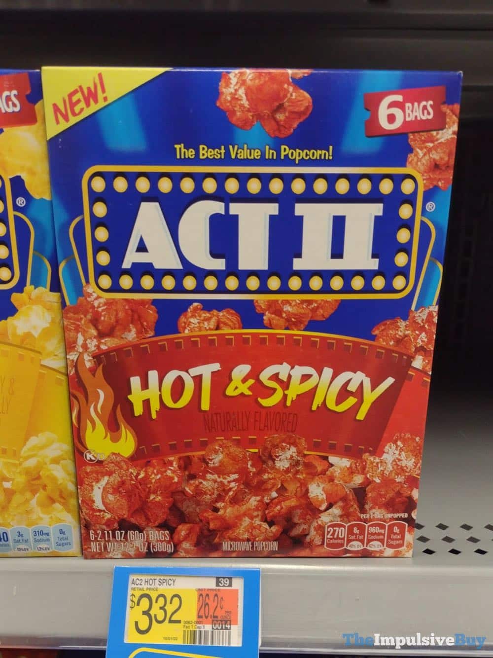 SPOTTED Act II Hot & Spicy Microwave Popcorn The Impulsive Buy