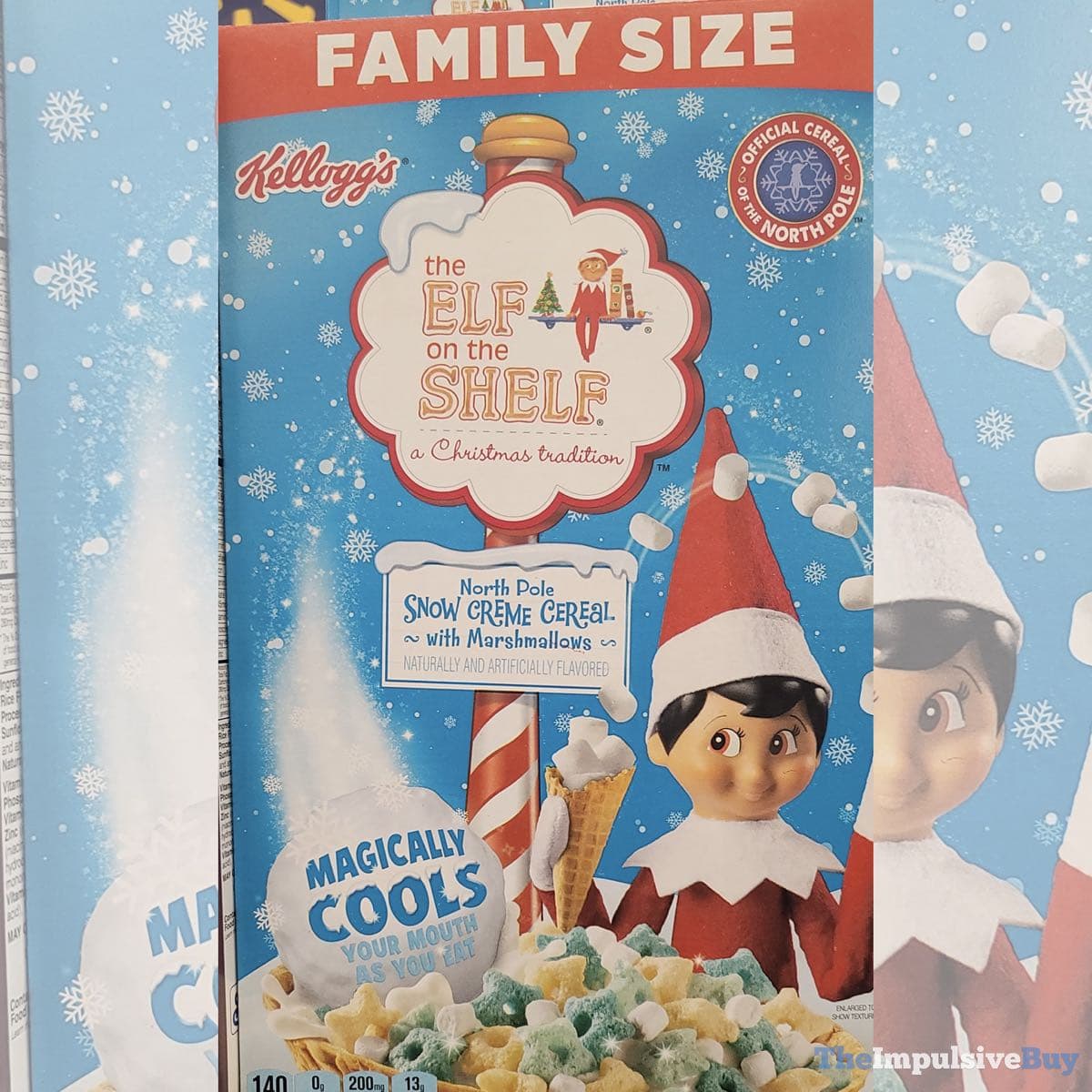 SPOTTED Kellogg's The Elf on the Shelf North Pole Snow Creme Cereal