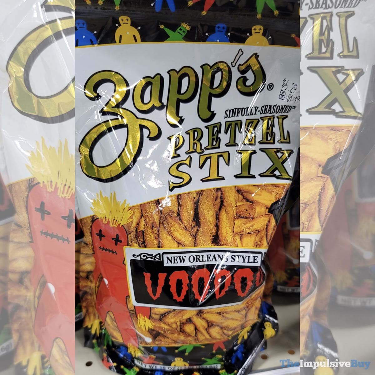SPOTTED Zapp's Voodoo and Jazzy Honey Mustard Pretzel Stix The