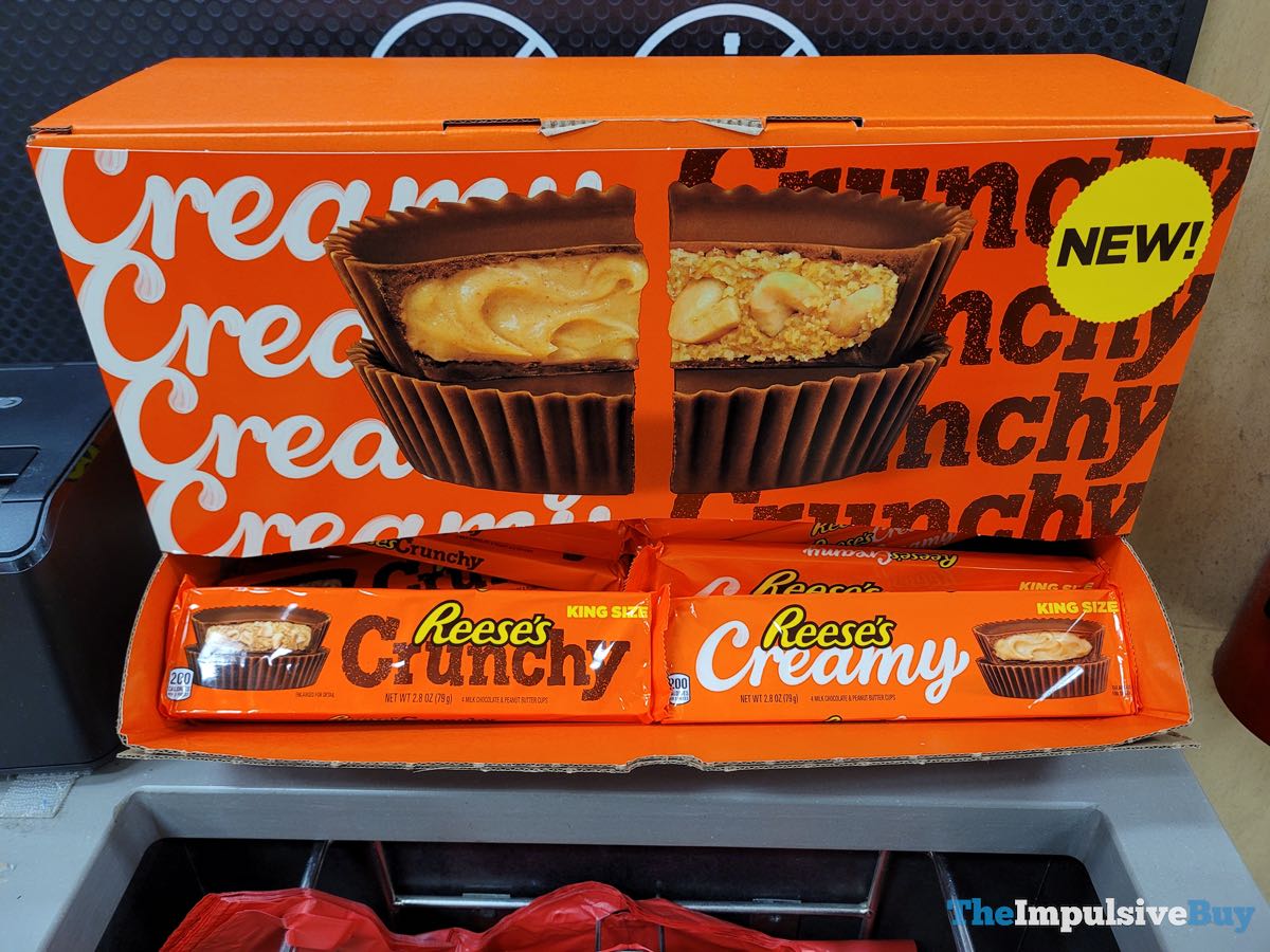SPOTTED Reese's Crunchy and Creamy Peanut Butter Cups The Impulsive Buy