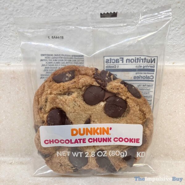 REVIEW Dunkin’ Chocolate Chunk Cookie The Impulsive Buy