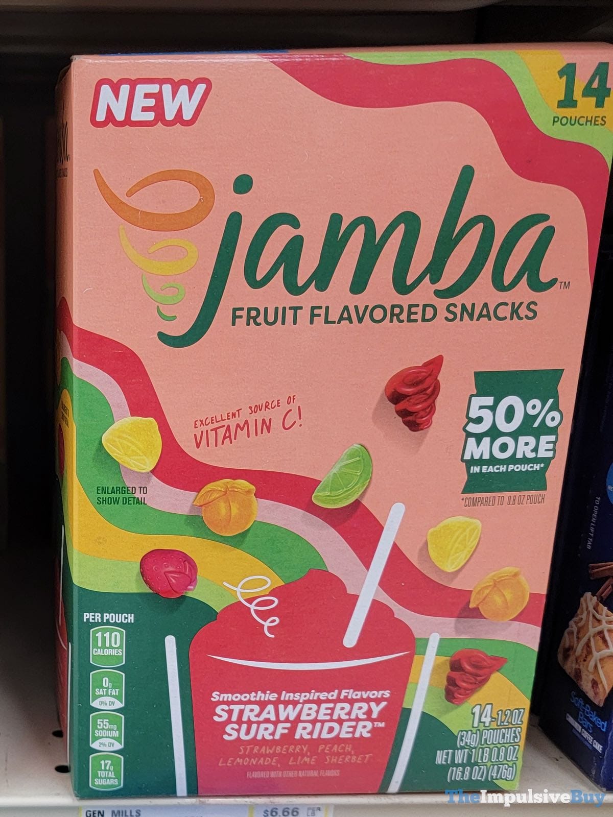 SPOTTED Jamba Strawberry Surf Rider Fruit Flavored Snacks Foodie Fred