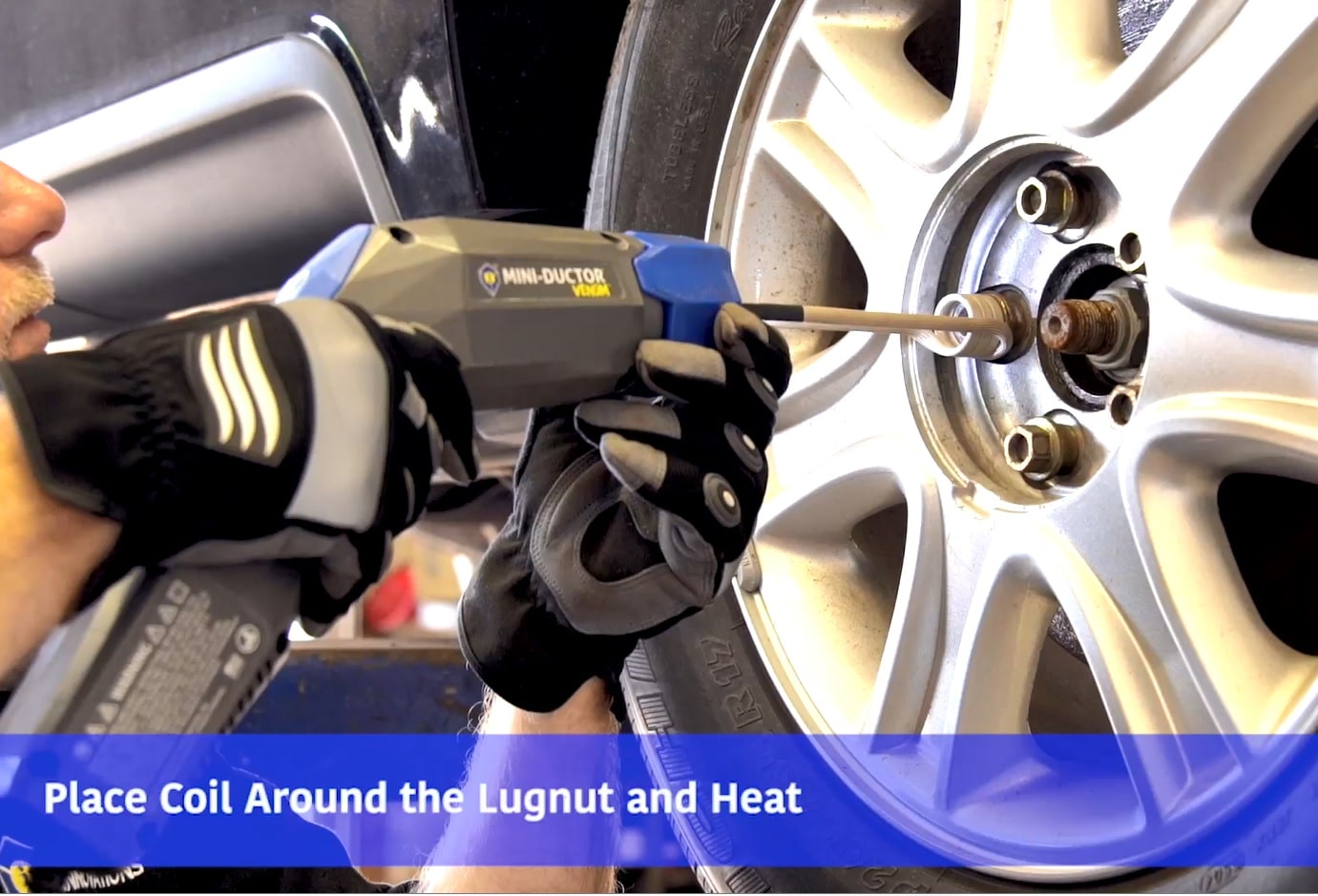 How to Remove Problem Lug Nuts with Handheld Induction Heaters