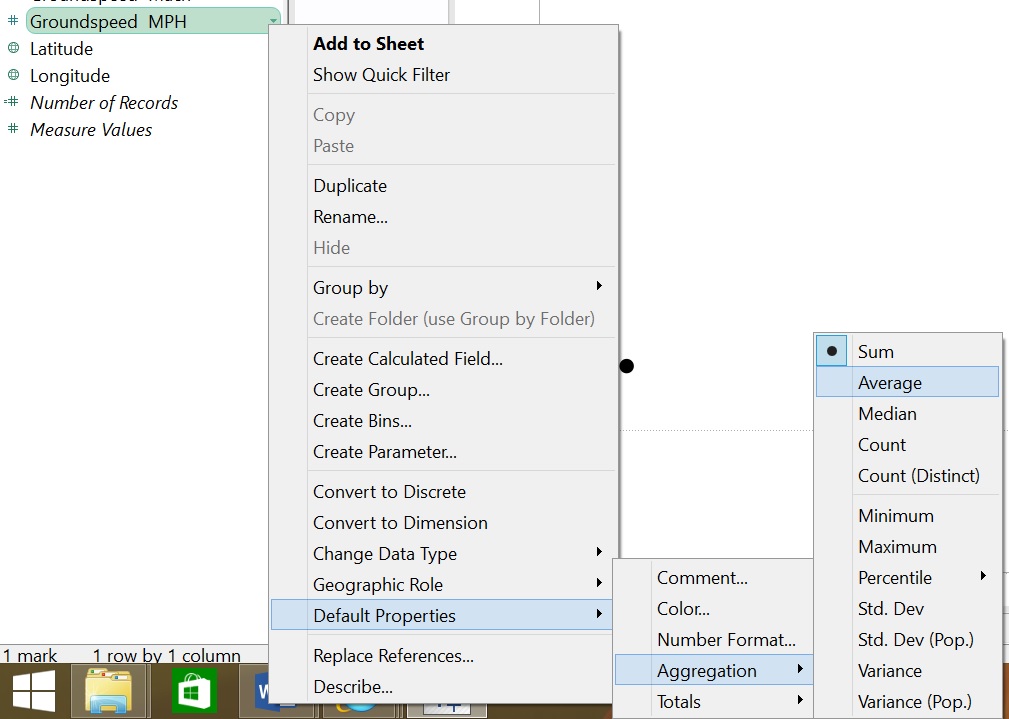 Order of the day aggregation and weighted average in Tableau The