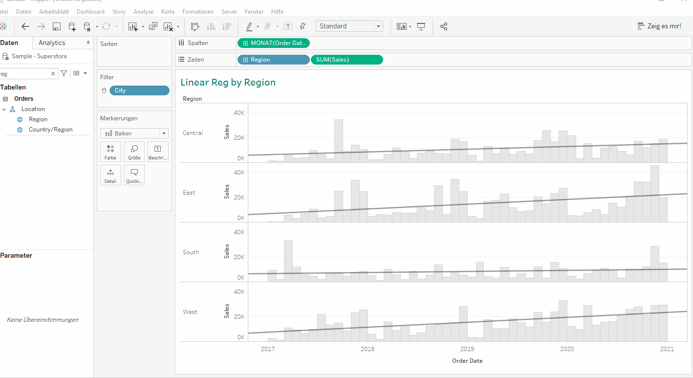 Tableau 2020.4 Predictive Modelling