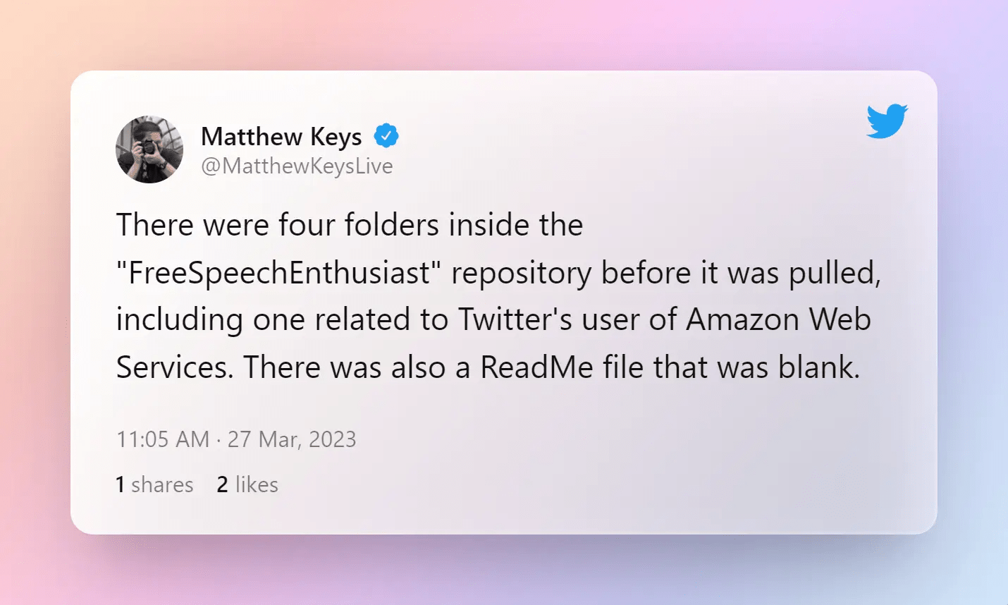 Twitter Source Code Leaked Online And Posted On This GitHub Repo