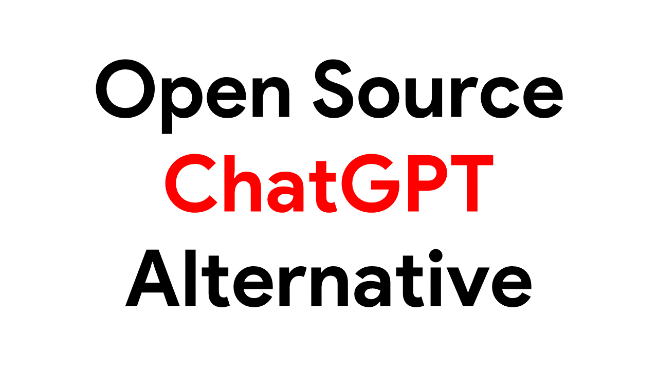 Open Source ChatGPT Alternative Released By OpenChatKit