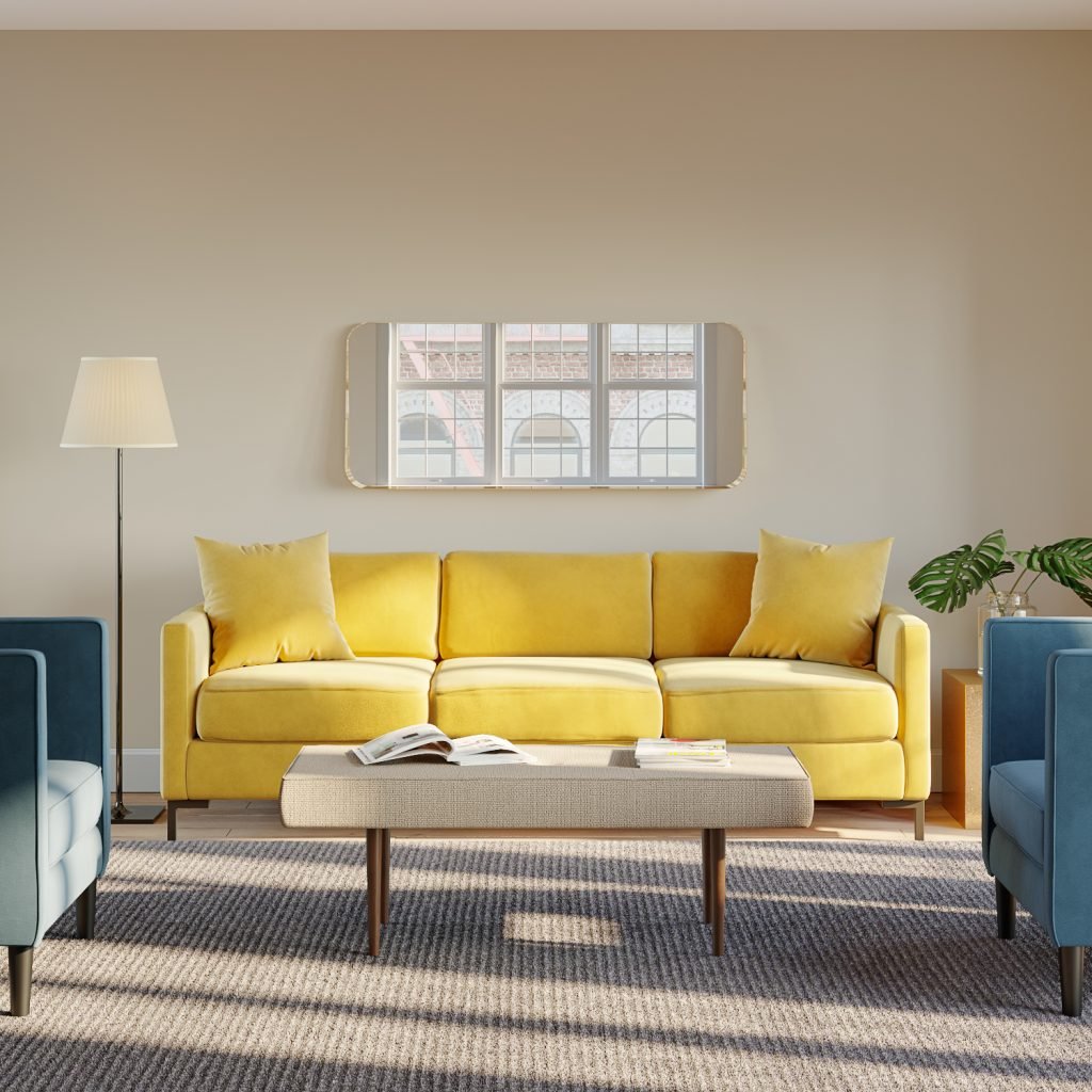 What Color Sofa Goes With Beige Carpet