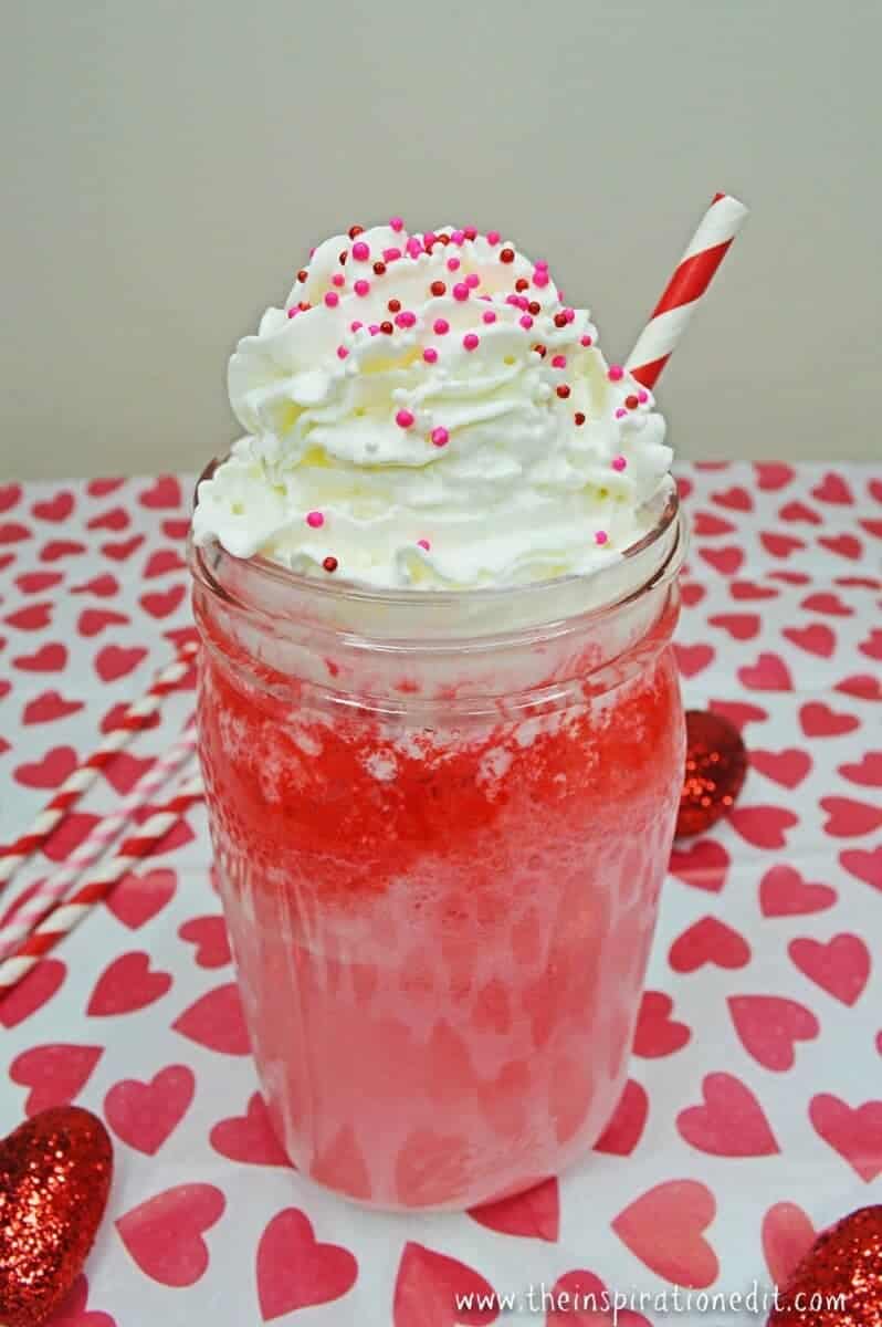 Valentines Day Ice Cream Float Recipe · The Inspiration Edit