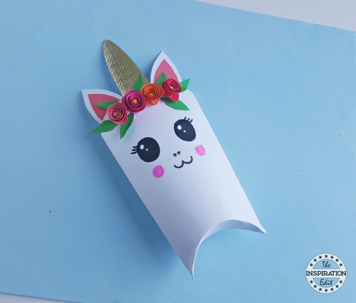 Adorable Unicorn Favor Box With Free Template · The Inspiration Edit