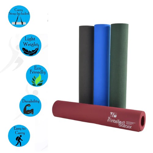 Buy Yoga Mats Online in India! Exercise & Fitness Yoga Mat The Intellect Bazaar (TIB)