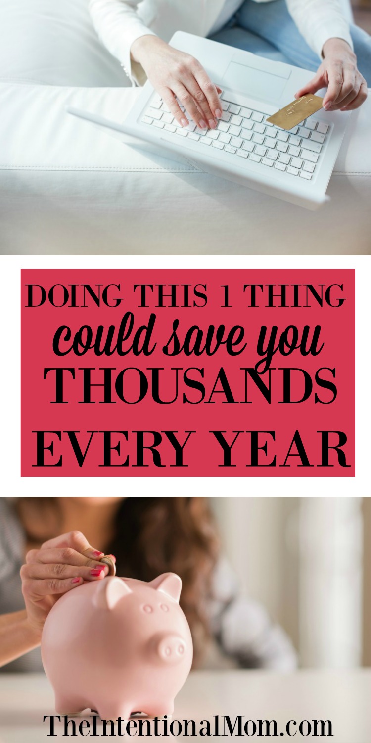 Doing This One Thing Could Save You Thousands Every Year