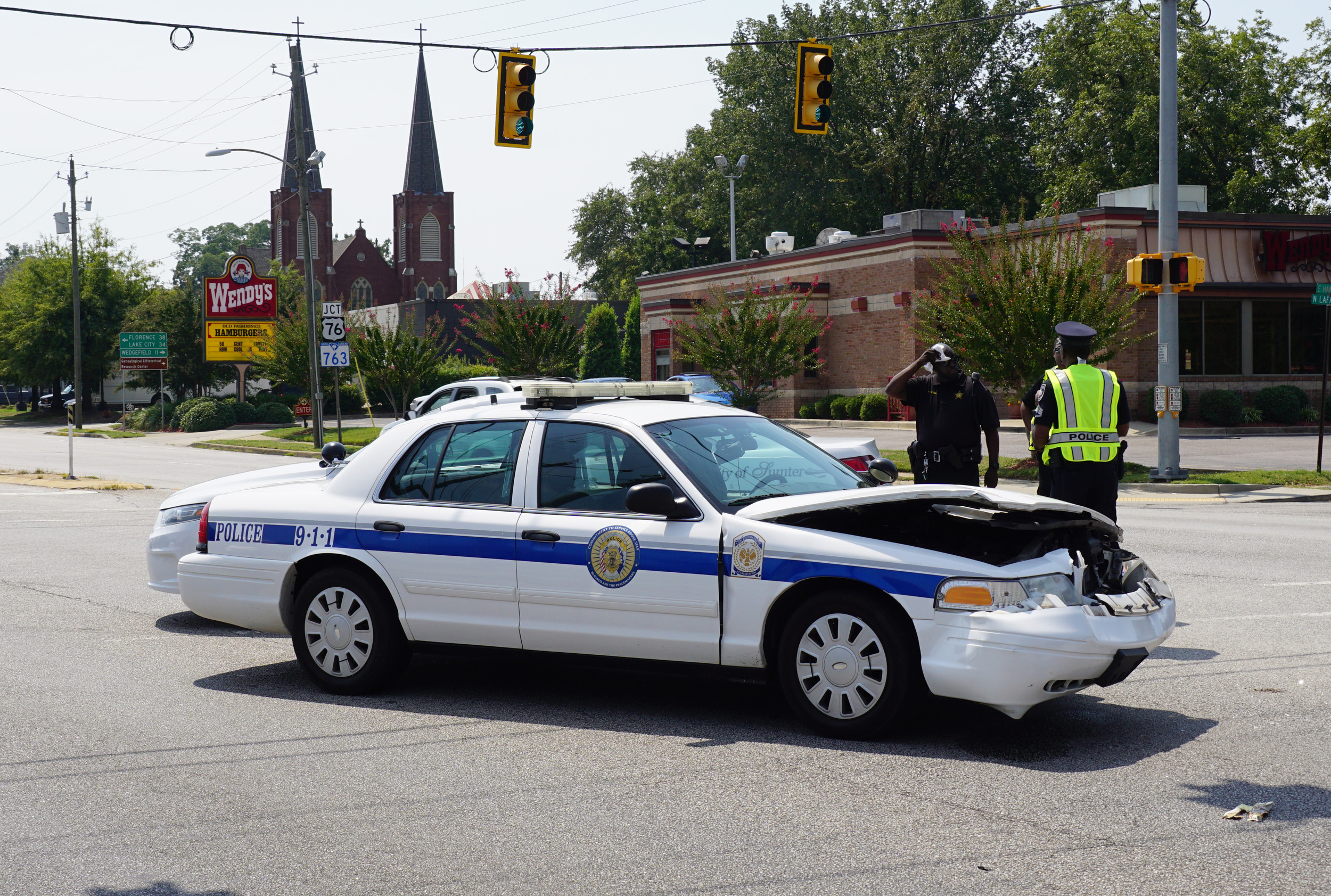 Police unit involved in crash The Sumter Item