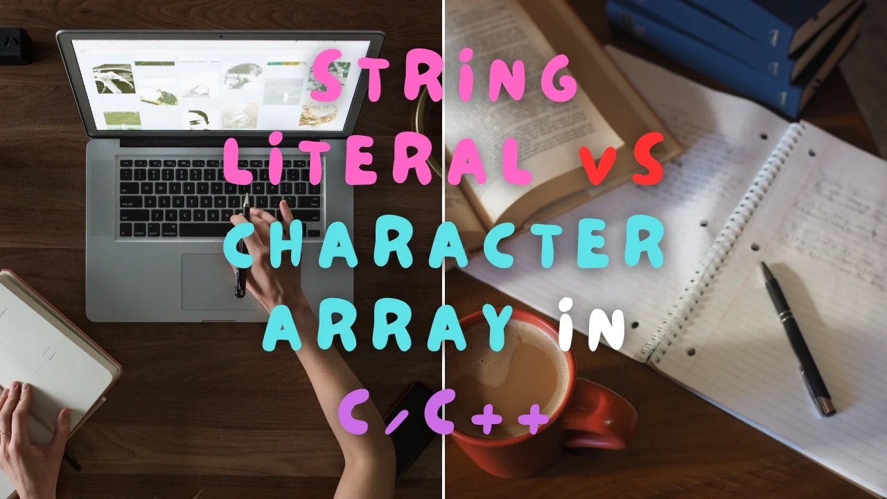 String Literal vs Character Array in C/C++