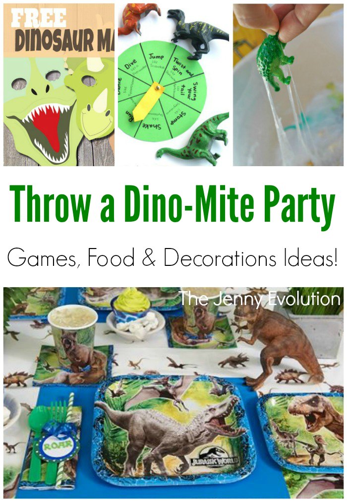 Dinosaur Party Birthday Games, Decorations and Fun