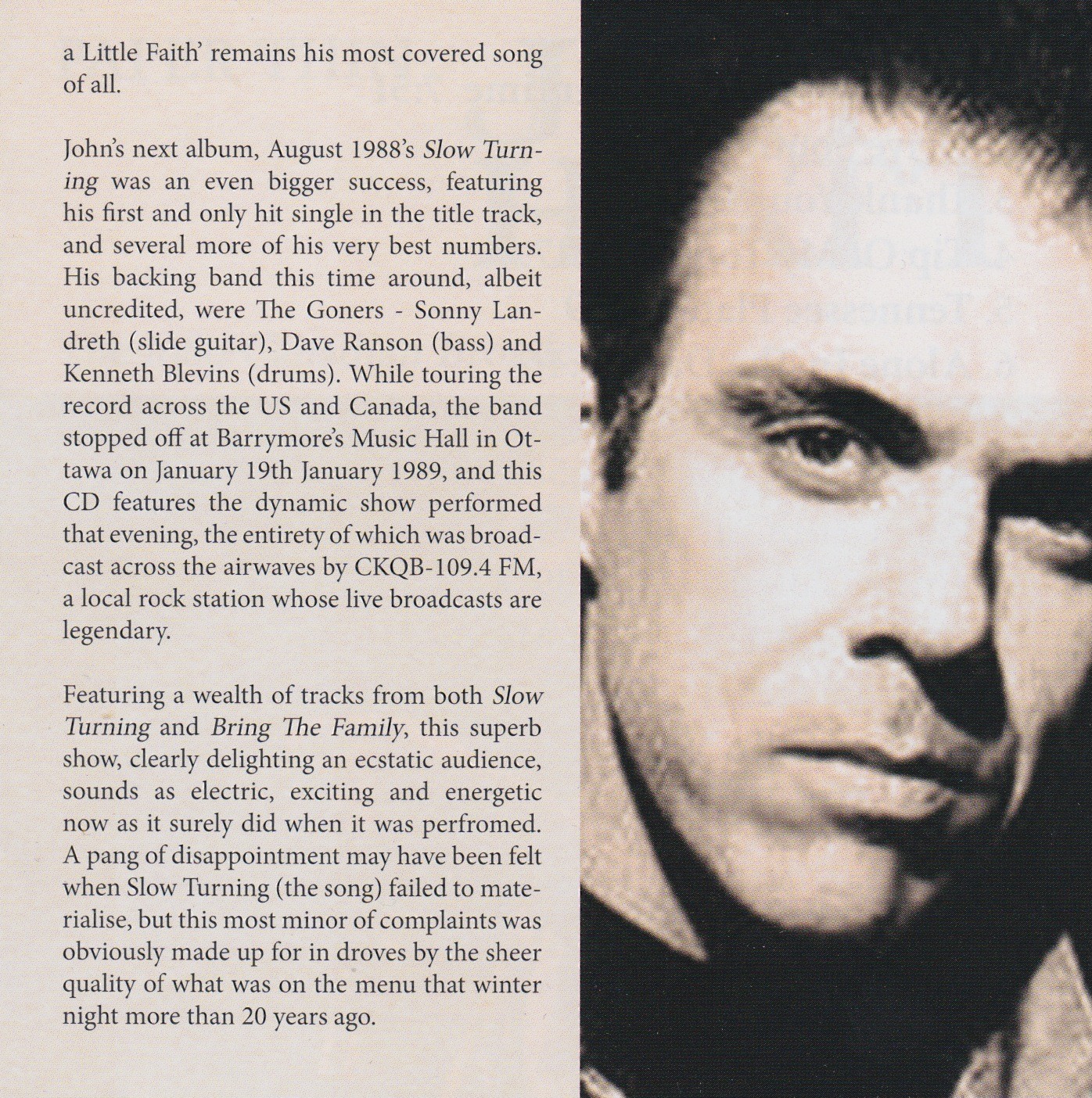 The John Hiatt Archives Paper thin