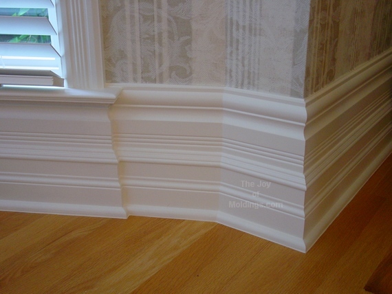 mdf baseboard skirting board molding large