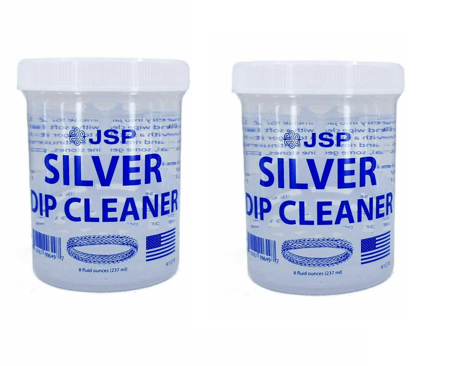 JSP Silver Dip Cleaner 2 Pack 8 Oz ⋆ Fine Jewelry