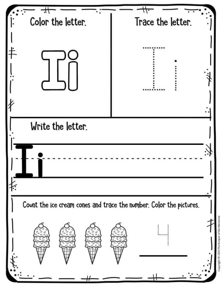 Preschool Worksheets My First Alphabet Learning Notebook