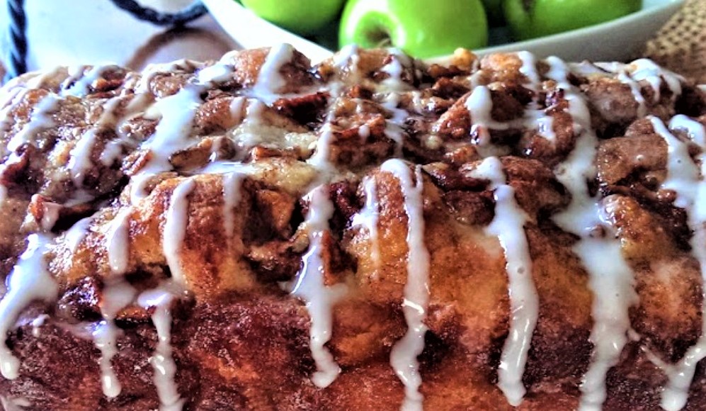 Granny Smith Apple Fritter Loaf thekitchenman Wayne Conrad Serbu