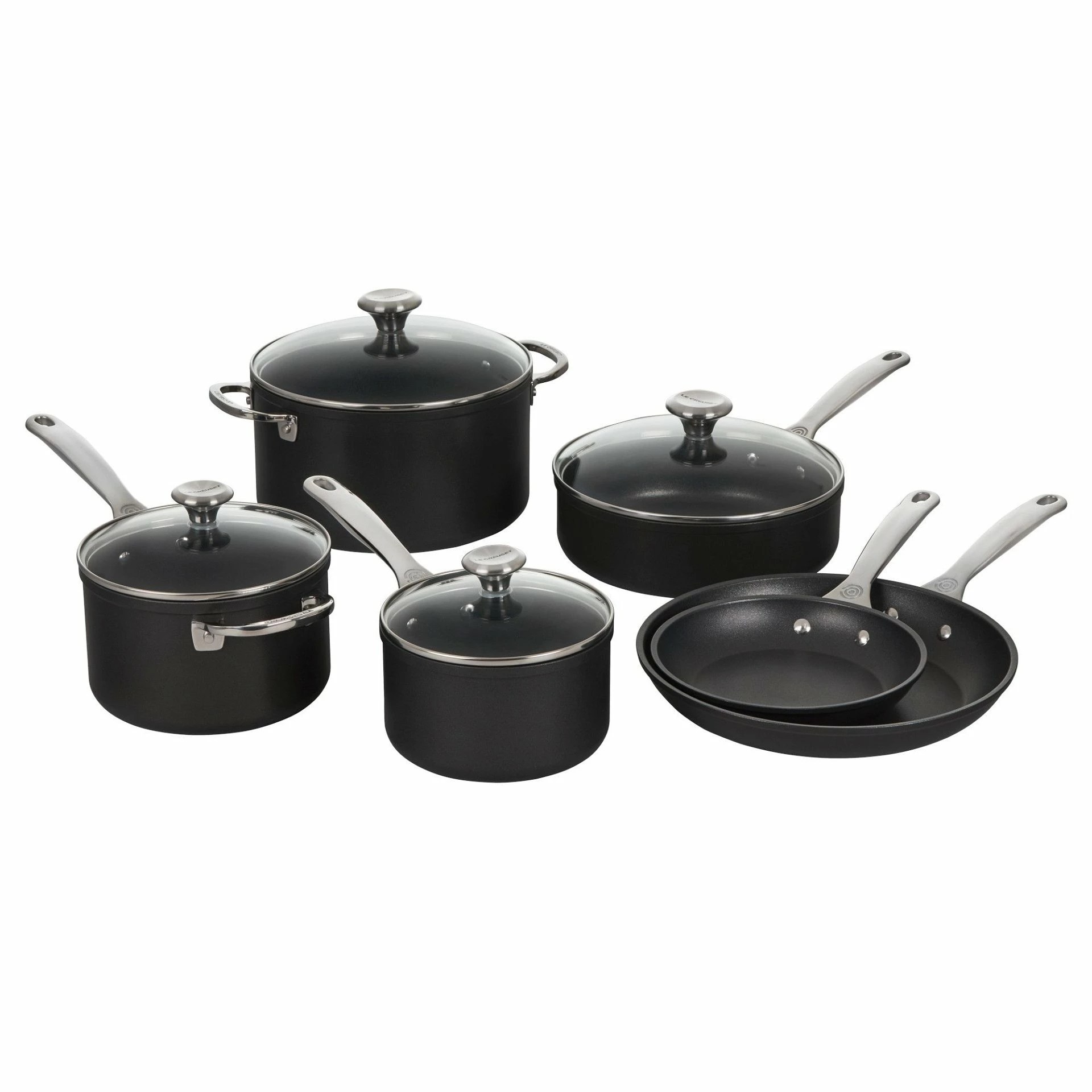 Le Creuset 10Piece Cookware Set Toughened Nonstick Pro Cookware