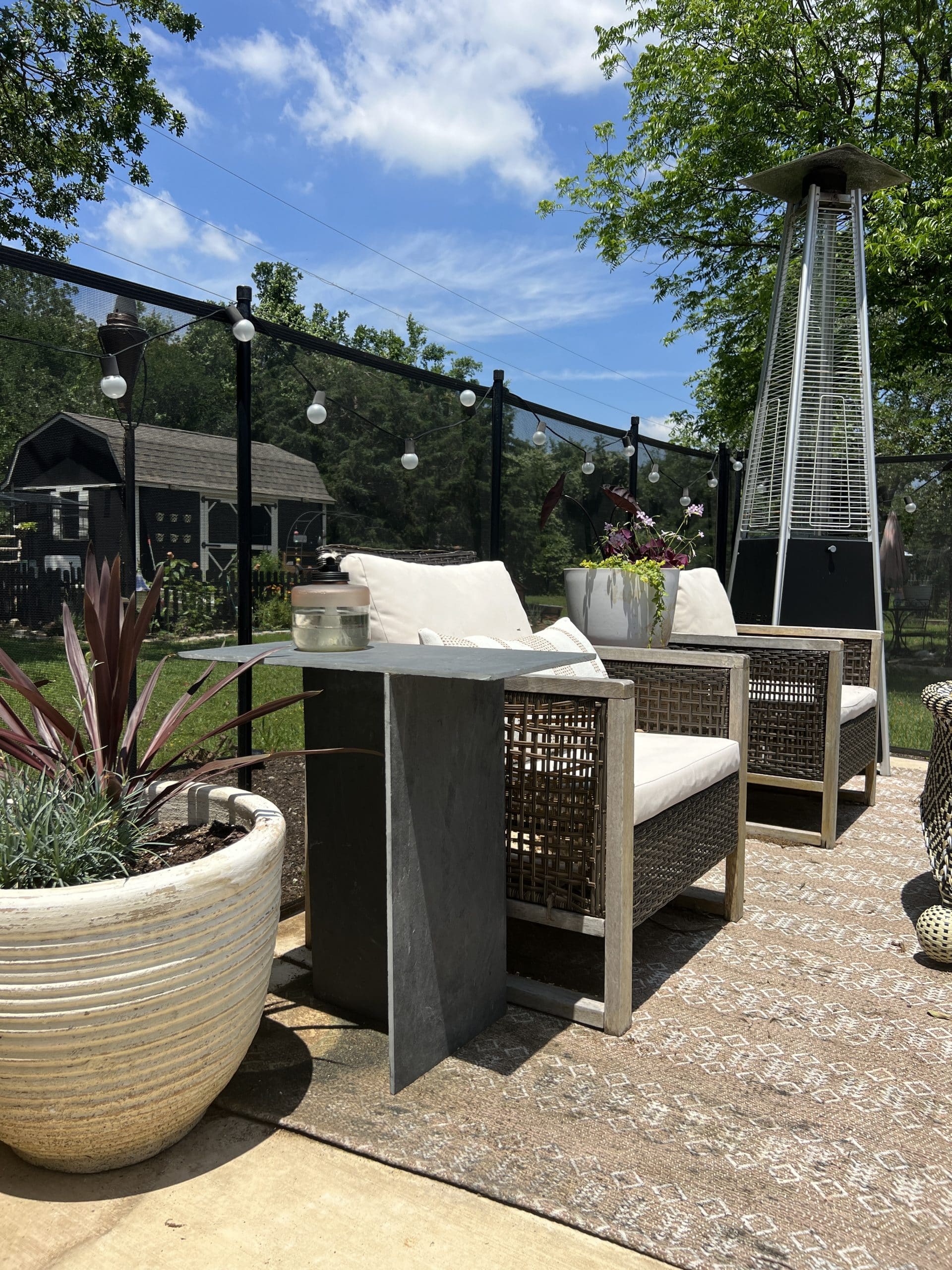 Outdoor Side Table DIY Kristyn Cole