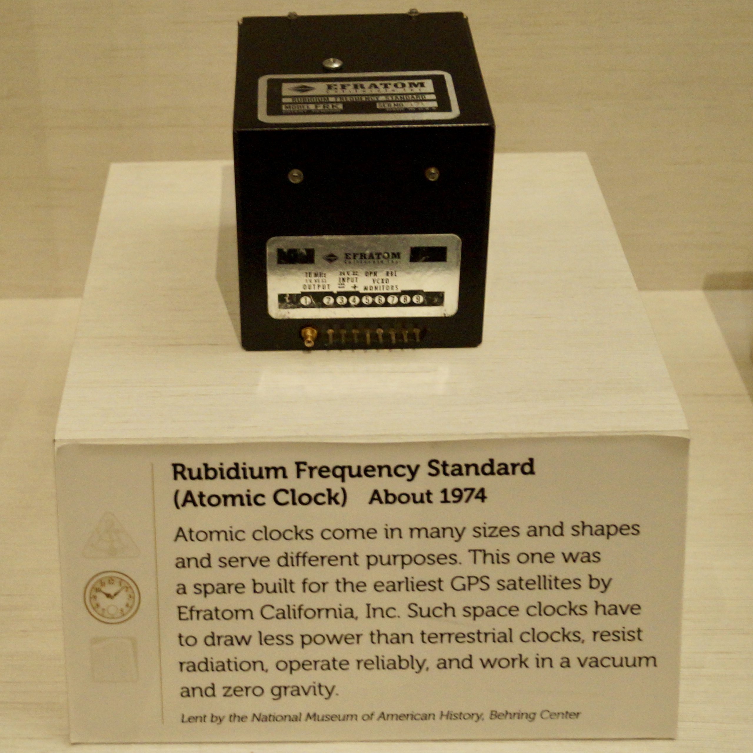Rubidium Frequency Standard Atomic Clock The Kumachan