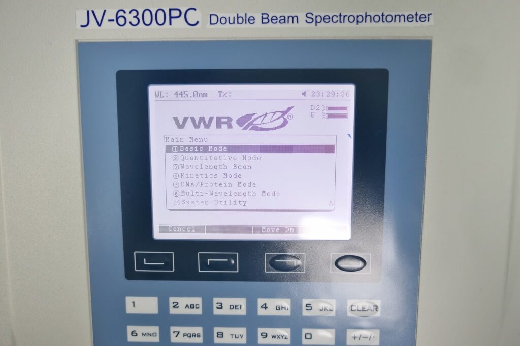 UV6300PC Double Beam Spectrophotometer The Lab World Group